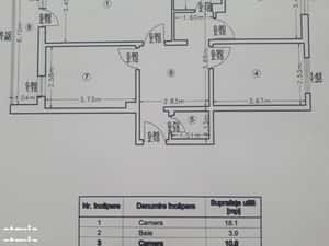 Apartament  3 camere Galata , 71 metri, etaj 1 Cod:162685