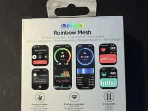 [SIGILAT] Smartwatch - ceas inteligent Dafit Rainbow Mesh Apple/Android auriu cu doua curele — miniatura 5