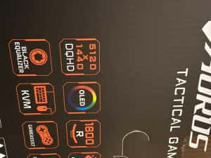 Monitor OLED Gigabyte AORUS 49-inch 5120x1440 Nvidia 144Hz PIP 2x5W — miniatura 4