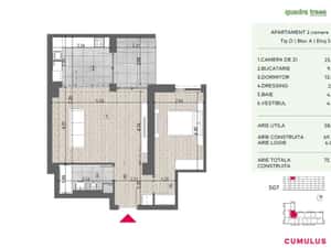 Vânzare 2 camere, zona Drumul Taberei - Quadra Trees — miniatura 3