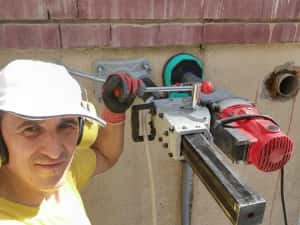 Gaura HOTA Centrala carota Ventilatie Clima Semineu Taiere beton — miniatura 3