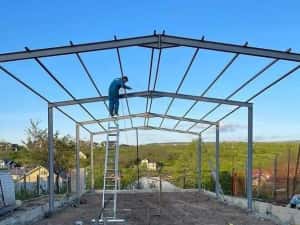 Vând hale metalice asiguram transport și montaj Oriunde în țară — miniatura 8