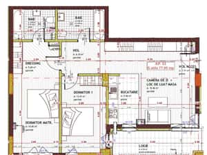 Apartament de 3 camere, 77.95mp, Semifinisat,zona Tineretului,Floresti — miniatura 5