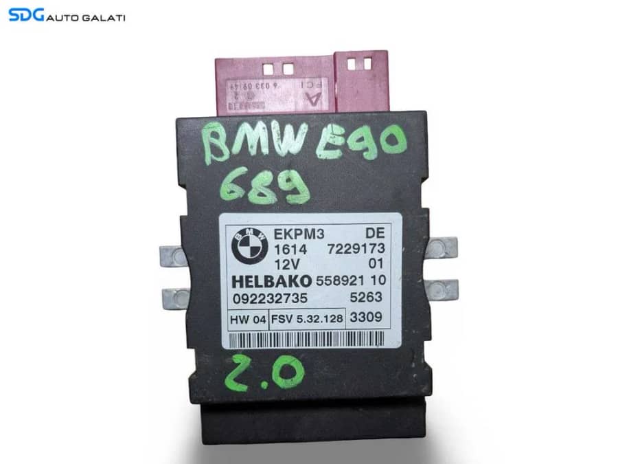 Releu Modul Comanda Pompa Combustibil BMW X6 E71 2007 - 2014 Cod 16147229173 1614-7229173 55892110 [L9351] — fotografie 1 din 10