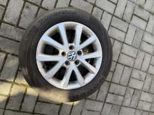 Jante Volkswagen + Cauciucuri vara 205/60/16 5x112 ET50 Sharan — miniatura 3