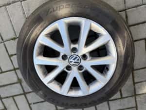 Jante Volkswagen + Cauciucuri vara 205/60/16 5x112 ET50 Sharan — miniatura 4