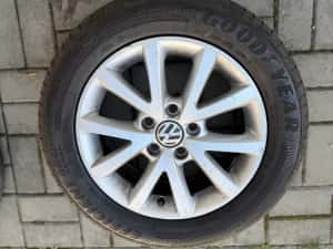 Jante Volkswagen + Cauciucuri vara 205/60/16 5x112 ET50 Sharan — miniatura 5