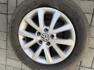 Jante Volkswagen + Cauciucuri vara 205/60/16 5x112 ET50 Sharan — miniatura 6