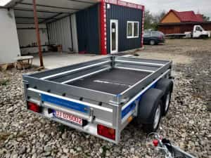 Remorca 750 kg 2 Axe Faro Solidus Plus 263x150x35 cm, RATE cu buletin — miniatura 6