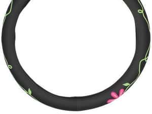 Husa volan neagra, Sumex " Flower Power" — miniatura 7