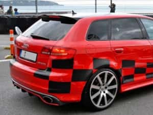 Eleron Audi A3 8P Sportback RS3 3 si 5 usi negru lucios — miniatura 5