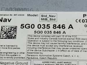 Unitate navigatie 5g0035846a Peugeot 508 1 (facelift) (2014 - 2020) — miniatura 3