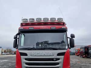 Ansamblu cap tractor Scania euro 6 + semiremorca Mega Fliegl