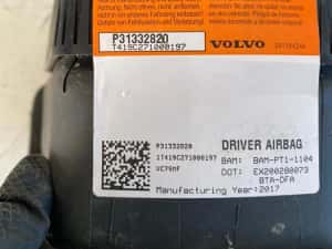 Airbag volan VOLVO XC60 V70 S80 31332833 31332820 — miniatura 6