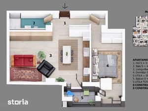 Apartament 2 camere | strada Tibles | Bloc cu lift | 100 fata de DN 1 — miniatura 6
