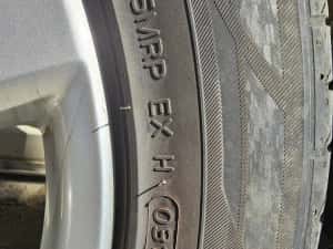 Vând jante originale vw 16 " ,5x112 , anvelope vară Hankook  205/55/16 — miniatura 4