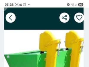 Mașină scos cartofi 2 rânduri – pentru tractor, productivitate mare — miniatura 4