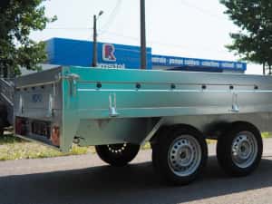 Remorca auto premium 750 kg ,tandem,Produs in Romania RAR Cadou — miniatura 2