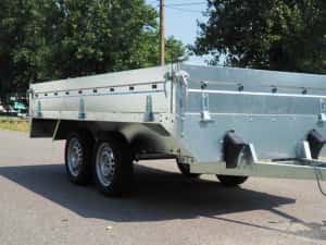 Remorca auto premium 750 kg ,tandem,Produs in Romania RAR Cadou — miniatura 5