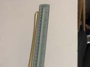 Lant Aur 14k 8.05g (AG15 Gara 1 B34522.2) Garantie 2 ani! — miniatura 3