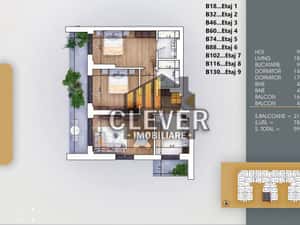 Apartament 3 cam Finalizat, Comision 0% - metrou Nicolae Teclu — miniatura 3