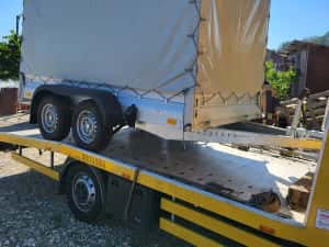 Remorci si platforme auto NOI, Pret de importator!!! — miniatura 4