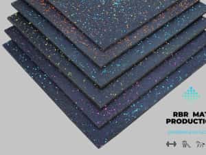 Pavele din cauciuc, patrate, 100x100 cm , grosime 20 mm, sala fitness — miniatura 8