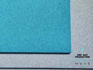 Pavele din cauciuc, patrate, 100x100 cm , grosime 20 mm, sala fitness — miniatura 10