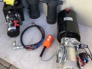 Kit basculare cilindru  basculare 7 tone pompa 2,5 kw — miniatura 1