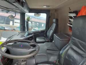 Basculanta Scania P400 cu macara — miniatura 7