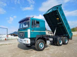 Basculantā Man 6x4 Maxim admisā pe acte 26 tone 460 CP An fabricatie 2001 Rulaj: 700 000 km ìn stare bunā de functionare,