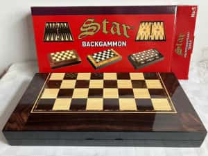 Joc Table - model CLASIC (joc de Table) NOU - Lux lemn lacuit. SIGILAT — miniatura 2