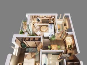 Apartamente noi 2 camere - Faza 3 Romanescu Park Residence — miniatura 3