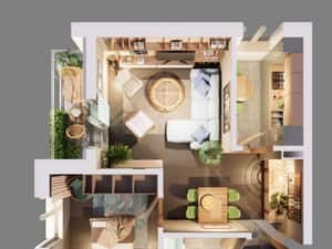 Apartamente noi 2 camere - Faza 3 Romanescu Park Residence — miniatura 5