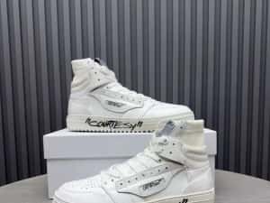 Off-White 3.0 Off Court High-Top Sneakers – White/Black Tag