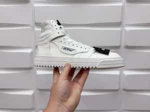 Off-White 3.0 Off Court High-Top Sneakers – White/Black Tag — miniatura 3