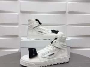 Off-White 3.0 Off Court High-Top Sneakers – White/Black Tag — miniatura 8