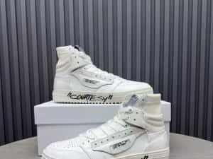Off-White 3.0 Off Court High-Top Sneakers – White/Black Tag — miniatura 9