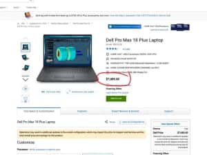 Laptop Dell Precision Pro Max 18 Plus Ultra9 64GB Ram RTX Pro 3000 1TB SSD Nou-Sigilat-Stoc Firma Partener Dell AlienStore 3 Ani Garantie — miniatura 7