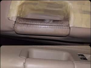 Vopsire Cotiera Piele Usa Reconditionare prin Vopsit Maner Interior — miniatura 9