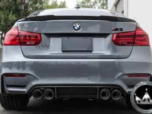 Negru Lucios * Eleron Lip Codita Portbagaj BMW F30 F80 M3 M4 vortex — miniatura 6