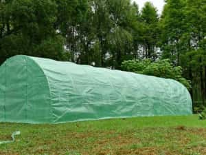 Solar de grădină 10x3x2.5m, polietilenă 240 g/m2, rezistentă la UV, țeavă 26 * 1.2mm — miniatura 4