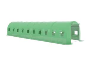 Solar de grădină 10x3x2.5m, polietilenă 240 g/m2, rezistentă la UV, țeavă 26 * 1.2mm — miniatura 9