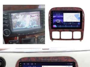 Navigatie Android 14 Mercedes S W220 1998 2005 1/8 Gb CarPlay +CAMERA — miniatura 4