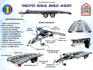 Platforma auto Repo 2700 kg carte RAR — miniatura 8