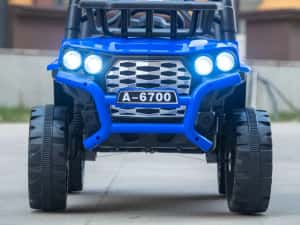 Masinuta electrica 4x4, pt 2-4 ani, CAPE-X, 100W, 12V, scaun tapitat — miniatura 2