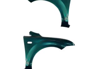 Aripa stanga + aripa dreapta fata NOUA vopsita verde  Kelp metallic Ford Focus 2 MK2 2004 - 2008 — miniatura 2