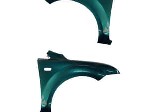Aripa stanga + aripa dreapta fata NOUA vopsita verde  Kelp metallic Ford Focus 2 MK2 2004 - 2008 — miniatura 8