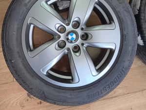 Jante 16 BMW seria 1 F40 seria 2 F44 cu senzori și anvelope vară, originale — miniatura 2