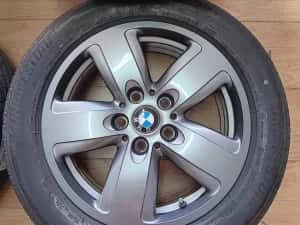 Jante 16 BMW seria 1 F40 seria 2 F44 cu senzori și anvelope vară, originale — miniatura 4